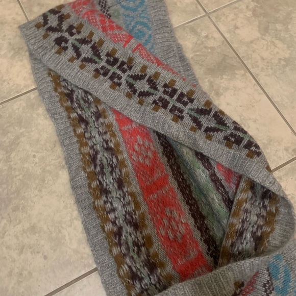 Winter knitted neck warmer - Picture 2 of 4